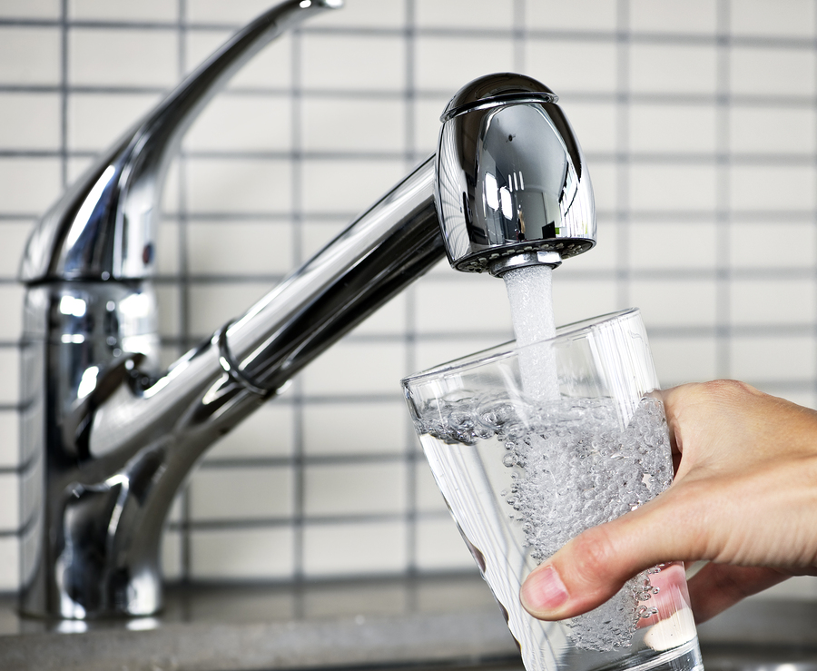 Fluoride in water is beneficial for preventing tooth decay.