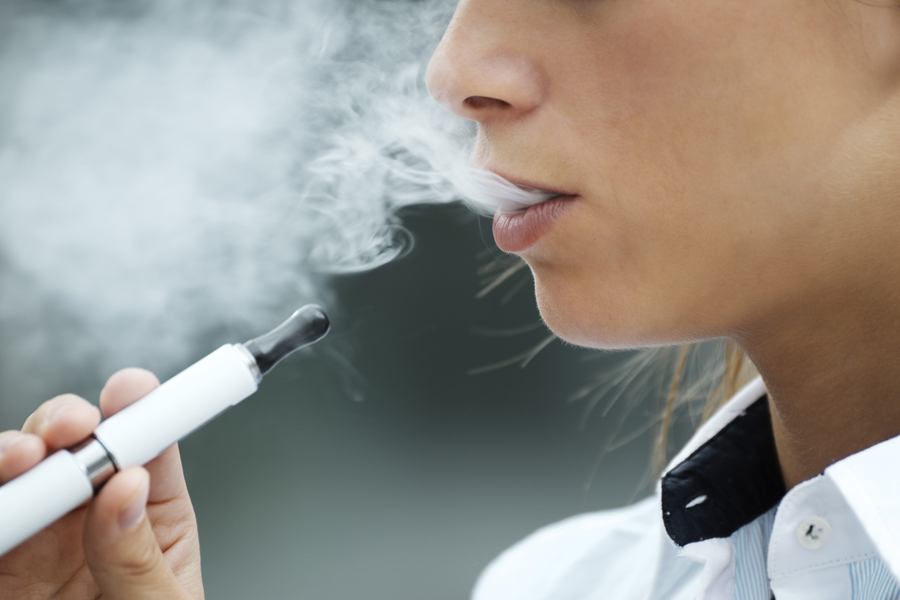 E-cigarettes can contain harmful substances that damage oral tissues, like your gums.