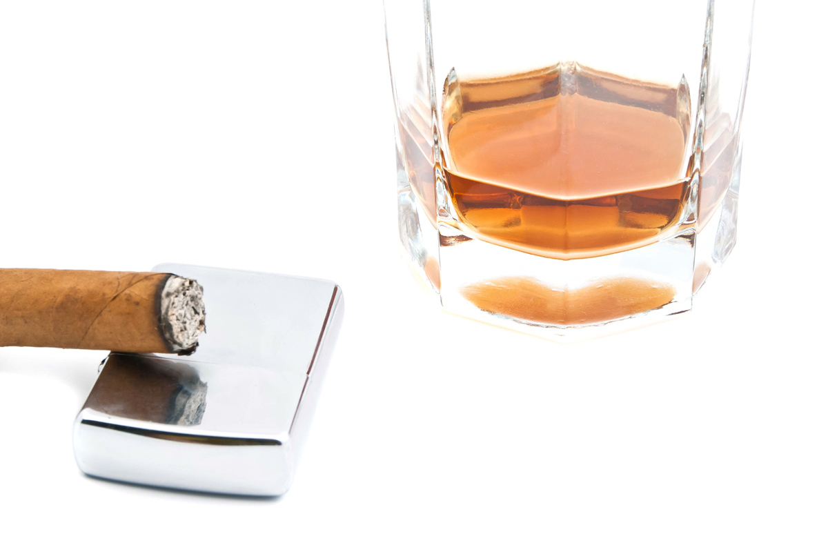 Alcohol and tobacco together greatly increase your oral cancer risk.
