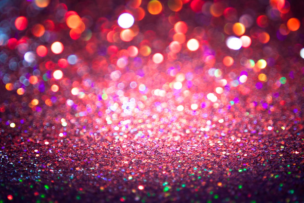Colorful lights symbolize the start of a new year and the resolution to have better dental health.